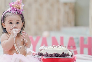 Save money on a baby's first birthday. Have a first birthday on a budget
